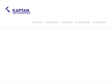 Tablet Screenshot of kaptanconstruction.com